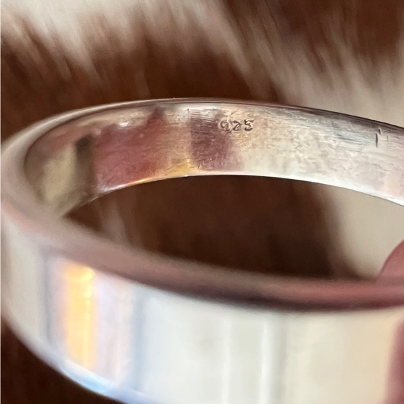 ❤️ Balloon Opal & Turquoise Navajo Style Butterfly Sterling By-Pass Ring Adj Sz - Picture 7 of 15